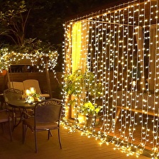 2x2 Metre 8 Fonksiyonlu Animasyonlu Kumandalı Perde Led Işık Kalın Telli Saçak Led Işık 240 Led