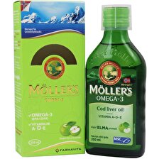 Möller's Omega 3 Balık Yağı Elmalı 250 ml