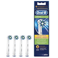  Oral-B Cross Action Clean Maximizer 4'lü Diş Fırçası Yedek Başlığı