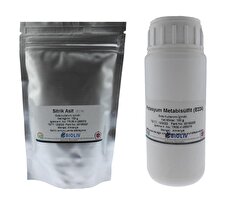 Potasyum Metabisülfit (PMS) & Sitrik Asit - 100 g.