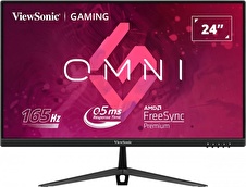 VIEWSONIC 23.8" VX2428 0.5MS 165HZ IPS FHD HDMI DP 3KENAR CERCEVESIZ FREESYNC GAMING MONITOR 