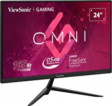 VIEWSONIC 23.8" VX2428 0.5MS 165HZ IPS FHD HDMI DP 3KENAR CERCEVESIZ FREESYNC GAMING MONITOR 
