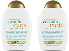 Organix Tüm Saçlar İçin Nemlendirici Hindistan Cevizli Şampuan 2x385 ml