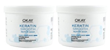 Okay Keratin Smooth Onarıcı Maske 500 ml x 2 Adet