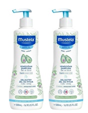 Mustela Gentle Cleansing Gel Yenidoğan Şampuanı 500 ml x 2 Adet