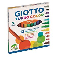 Giotto Keçeli Kalem Turbo Color 12 Renk 416000