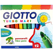 Giotto Keçeli Kalem Turbo Maxı 12 Renk 454000