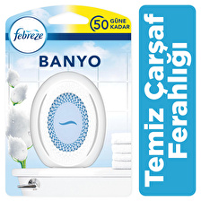 Febreze Hava Ferahlatıcı Banyo Oda Kokusu Temiz Çarşaf Ferahlığı