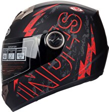 Pro Helmets S-012 Siyah Vizör Full Face Motosiklet Kaski