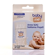 baby me  Anne Sütü Saklama Poşeti Avantajlı Paket 50 Adet