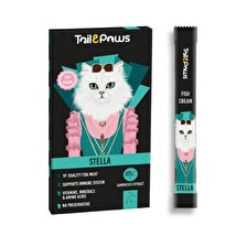 Tail & Paws STELLA Somonlu ve Multivitaminli Şekersiz Sıvı Kedi Ödül Maması 15gr (5'li)