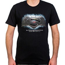 Batman v Superman Siyah Erkek T-Shirt Siyah-S