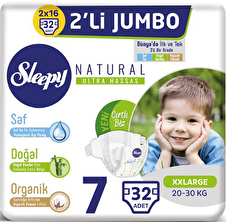 Sleepy Natural Jumbo Xxlarge 32 Li 7 Numara