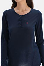 O Yaka Uzun Kol T-Shirt