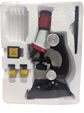 Eğitici Mikroskop Kiti Zoom Led Işıklı 100x 400x 1200x ST1200X
