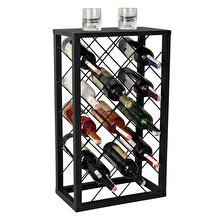 Metal Şaraplık Şarap Standı Metal Stand 6007