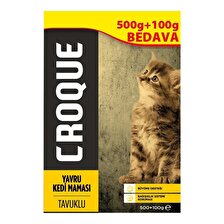 Croque Tavuklu Yavru Kedi Maması 600 G