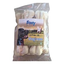 Foxy Burgu Sütlü Köpek Kemiği 22cm 5li