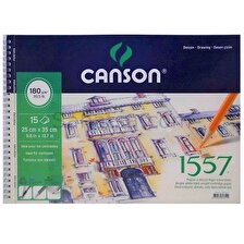 Canson 1557 Desen Çizim Defteri 180Gr. 15 Yaprak. 25X35Cm