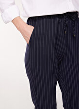 Selen Normal Bel Standart Lacivert Kadın Pantolon 23KSL5081