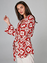 Dama Desenli Kimono 64382