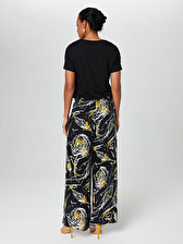 Çizgi Desen Wıdeleg Rayon Pantolon 65380