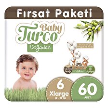 Baby Turco Doğadan 6 Numara Xlarge 60'lı