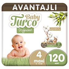Baby Turco Doğadan 4 Numara Maxi 120'li