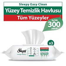 Sleepy Easy Clean Yüzey Temizlik Havlusu 3x100 (300 Yaprak)