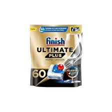 Finish Ultimate Plus 60 Kapsül Bulaşık Makinesi Deterjanı Tableti (1 x 60 Kapsül)