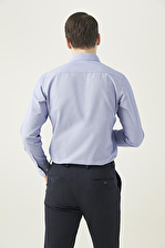 Twn Slim Fit Mavi Baskili Gömlek 6EF022114288D