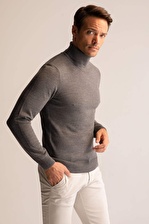 DeFacto Slim Fit Balıkçı Yaka Triko Kazak R1124AZ22WNGR210