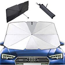 Araç Oto Güneşlik Katlanabilir Şemsiye Ön Cam Güneşlik 125cm-65cm