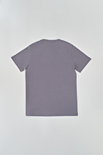 Pamuk Antrasit T-Shirt