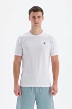 Dagi Active Bisiklet Yaka Kısa Kol Beyaz T-Shirt