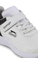Slazenger BASKET Sneaker Unisex Çocuk Ayakkabı Beyaz / Siyah