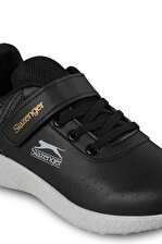 Slazenger BASKET Sneaker Unisex Çocuk Ayakkabı Siyah / Gri