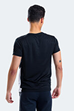 Slazenger RYAN Erkek T-Shirt Siyah / Koyu Gri