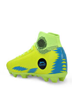 Slazenger HADAS KRP Futbol Erkek Çocuk Krampon Ayakkabı Neon Sarı