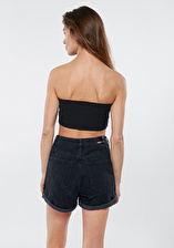 Straplez Siyah Top 1611396-900