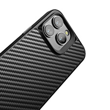 Apple iPhone 14 Pro Max Kılıf Aramid Karbon Fiber Magsafe Özellikli Wlons Radison Kapak