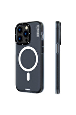 YoungKit iPhone 14 Pro Uyumlu Kılıf Magsafe Kablosuz Şarj Özellikli Youngkit Colored Sand Serisi Kapak