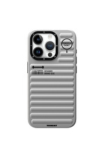 iPhone 15 Pro Max Uyumlu Kılıf Mat Renkli Tasarım Youngkit Original Serisi Kapak Gümüş