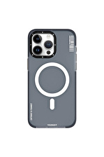 YoungKit iPhone 15 Pro Max Uyumlu Kılıf Magsafe Şarj Özellikli Youngkit Jiansha Serisi Kapak Siyah