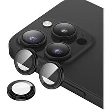 Benks iPhone 15 Pro ​max Uyumlu Benks King Kong Corning Kamera Lens Koruyucu Siyah