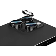 Benks iPhone 15 Pro ​max Uyumlu Benks King Kong Corning Kamera Lens Koruyucu Siyah