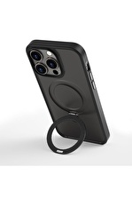 Wiwu iPhone 14 Pro Uyumlu Kılıf Wiwu ZMM-010 Magsafe Şarj Özellikli Mat Tasarım Standlı Kapak