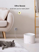 Evcil Hayvan Akıllı Su Kabı, Su Pınarı Wifi Bluetooth Destekli - UV Teknoloji - Uygulama ile kontrol