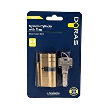 DORAS Barel Pirinç Bily.68 Mm.Sarı Çift Tuzak-2168T