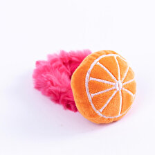 Meyveli saç lastiği, portakal